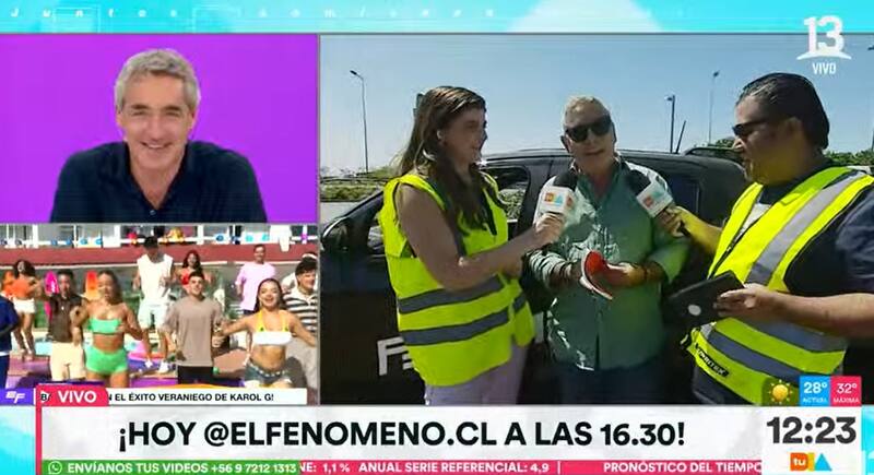 El animador de El Fenómeno conversó con Tu Día. Créditos: Captura Canal 13