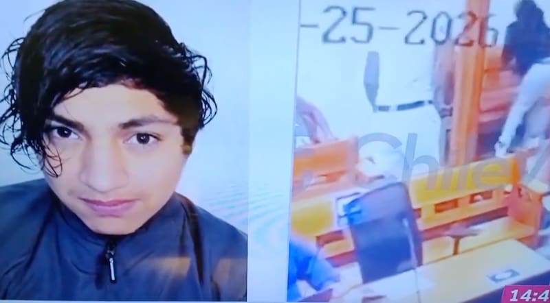 Sujeto de 19 años se escapó desde Juzgado de Garantía de Colina. Foto: Captura.