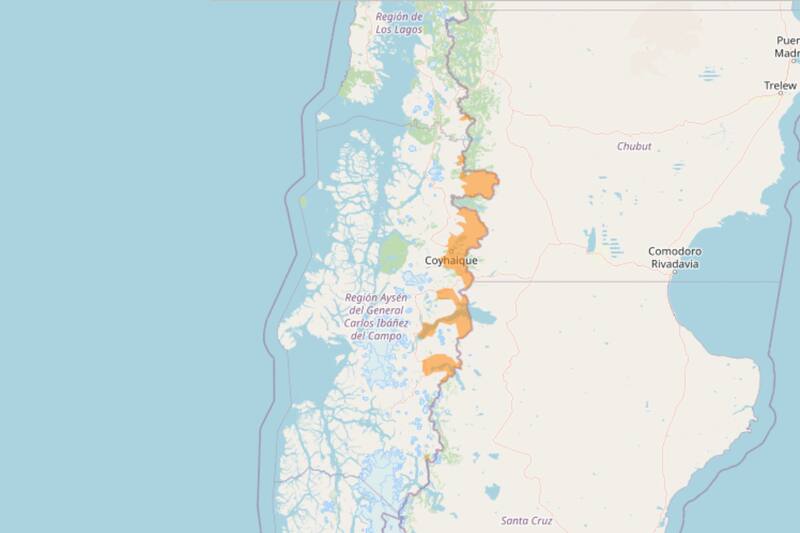 Según la DMC, los termómetros descenderán incluso bajo los -12° en las regiones de Los Lagos y Aysén.