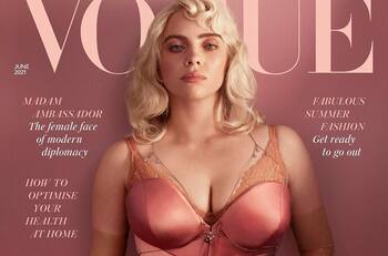 Billie Eilish sorprende en la portada de British Vogue con osada y glamorosa sesión de fotos