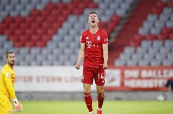 Lujo y palomita: Perisic abrió el marcador de forma notable para el Bayern Munich