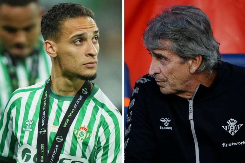 La continuidad de Antony en el Real Betis sigue en duda para la próxima temporada.