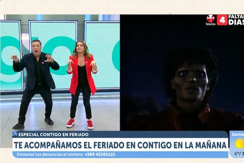 A lo Michael Jackson: Monserrat Álvarez y Julio César Rodríguez se lucieron bailando “Thriller”