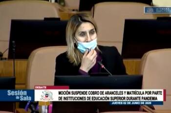 Erika Olivera cuestionó a Guillermo Ramírez por asistir a matinal en vez del Congreso