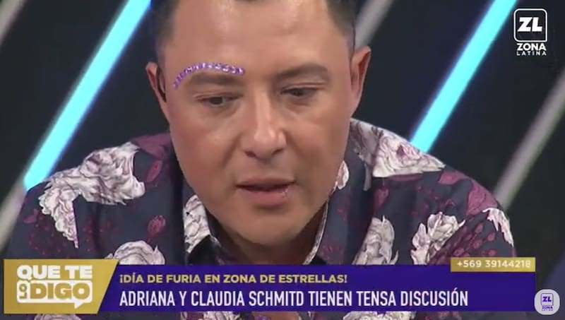 El animador de encaró además a la "leona". Créditos: Pantallazo Zona Latina