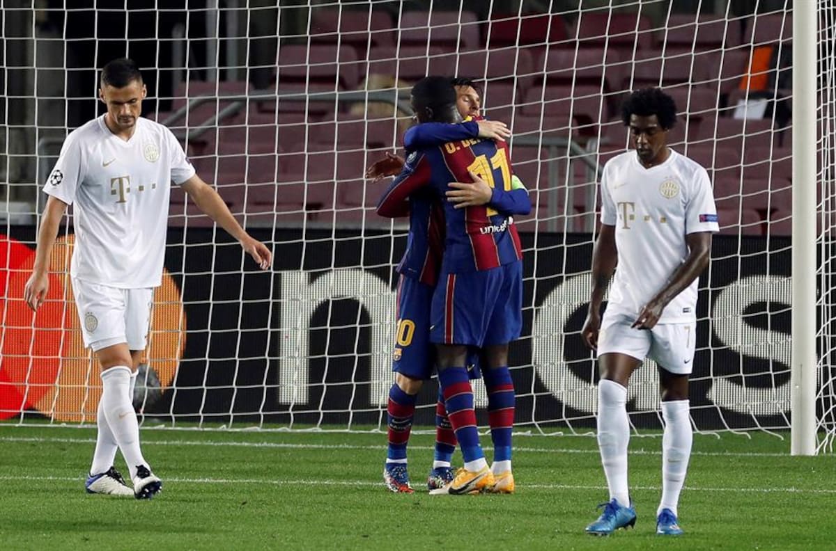 El Barcelona se estrenó con goleada por 5-1 en la Champions League
