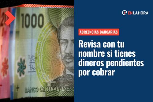 Acreencias Bancarias: Consulta con tu nombre y apellido si tienes dineros pendientes por cobrar