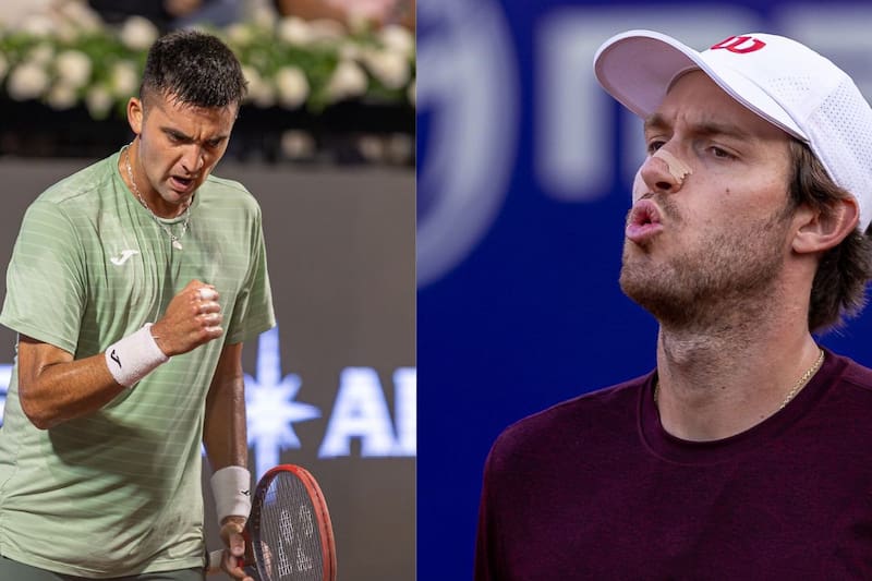 Mientras Tomás Barrios avanzó, Nicolás Jarry cayó en la primera ronda de la Qualy. Fotos: Felipe Escobedo/En Cancha.