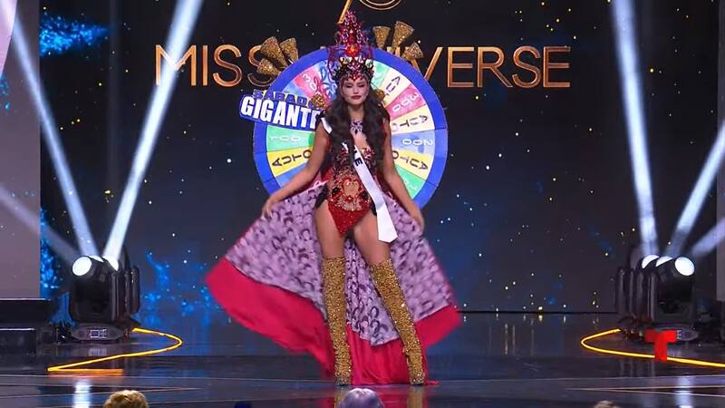 posó con un traje típico inspirado en "Sábado Gigante".