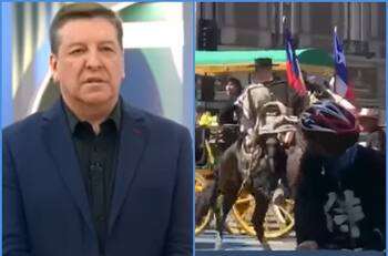 "Un despropósito": Julio César Rodríguez se enojó por los caballos utilizados en la marcha de los huasos por el Rechazo