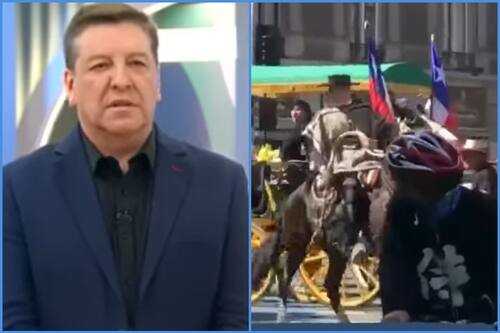 "Un despropósito": Julio César Rodríguez se enojó por los caballos utilizados en la marcha de los huasos por el Rechazo