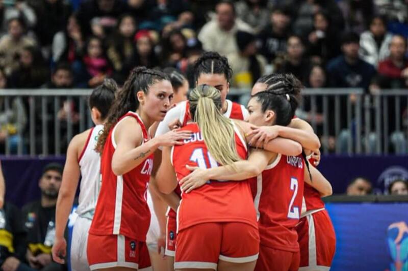 cae ante México en AmeriCup Femenina 2025. Créditos: @Chilefeba