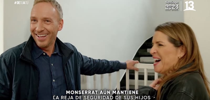 La reja de protección que aún mantiene en su casa / Canal 13