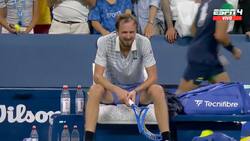 Día de furia de Medvedev: eliminado con escándalo del US Open