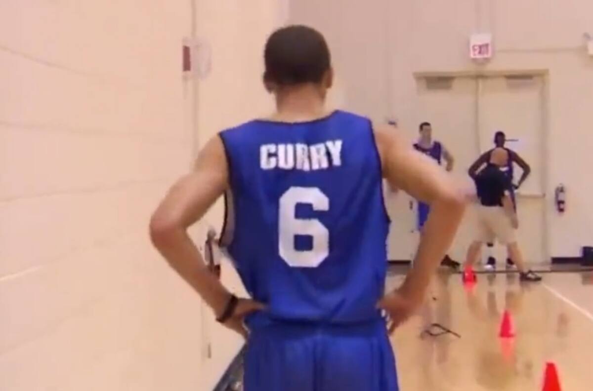 VIDEO | A la espera del Draft de la NBA: el día que un joven Stephen Curry soñaba con ser elegido