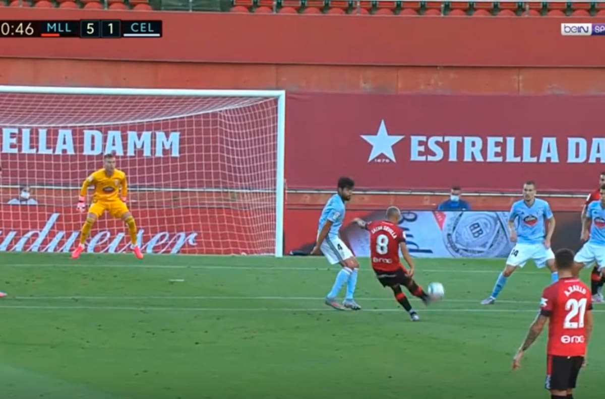 Con estos goles Mallorca selló la goleada sobre Celta