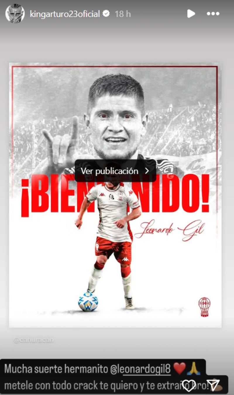 El King le dedicó palabras a Leo Gil tras su fichaje en Huracán.