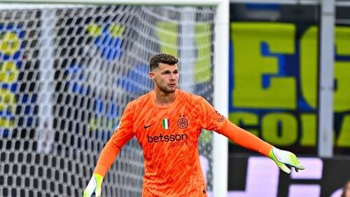 El portero resultó ileso tras el choque en Italia. Foto: @inter