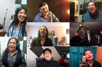 Ríe cuando todos estén tristes: Cumbieros chilenos se unieron para subir el ánimo