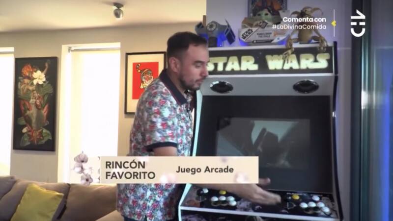 La máquina de arcade. Foto: CHV.