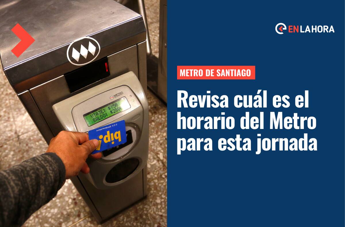 Metro de Santiago | ¿Cuáles son los horario de apertura y cierre de este domingo 29 de mayo?