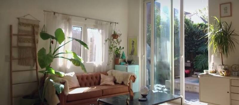 Parte del living de su casa /CHV