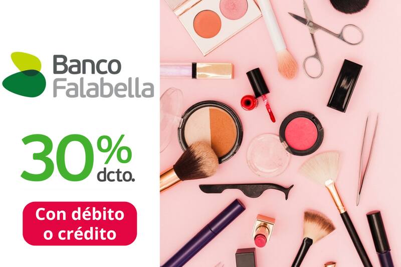 Renueva tu maquillaje con la promoción de Banco Falabella.