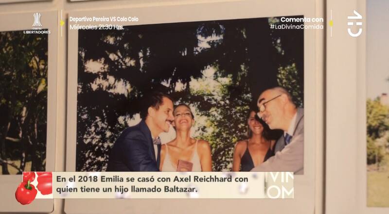 Una de las fotografías de su matrimonio / CHV