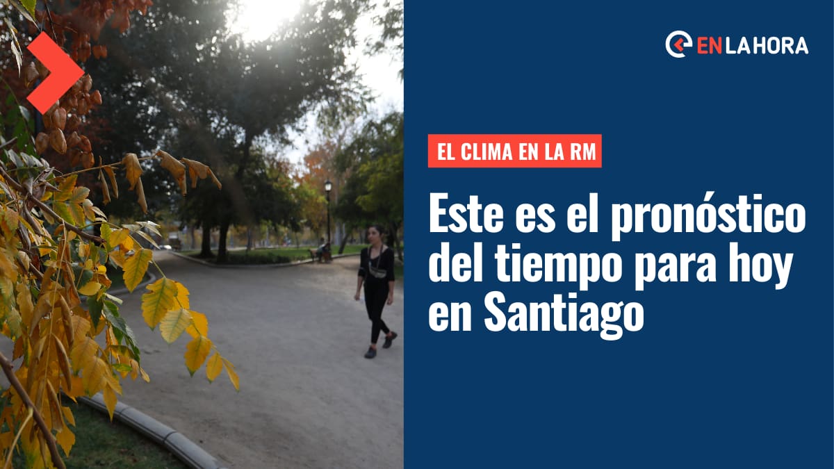 El tiempo en Santiago: Revisa cómo estará el clima el domingo 15 de mayo en la capital