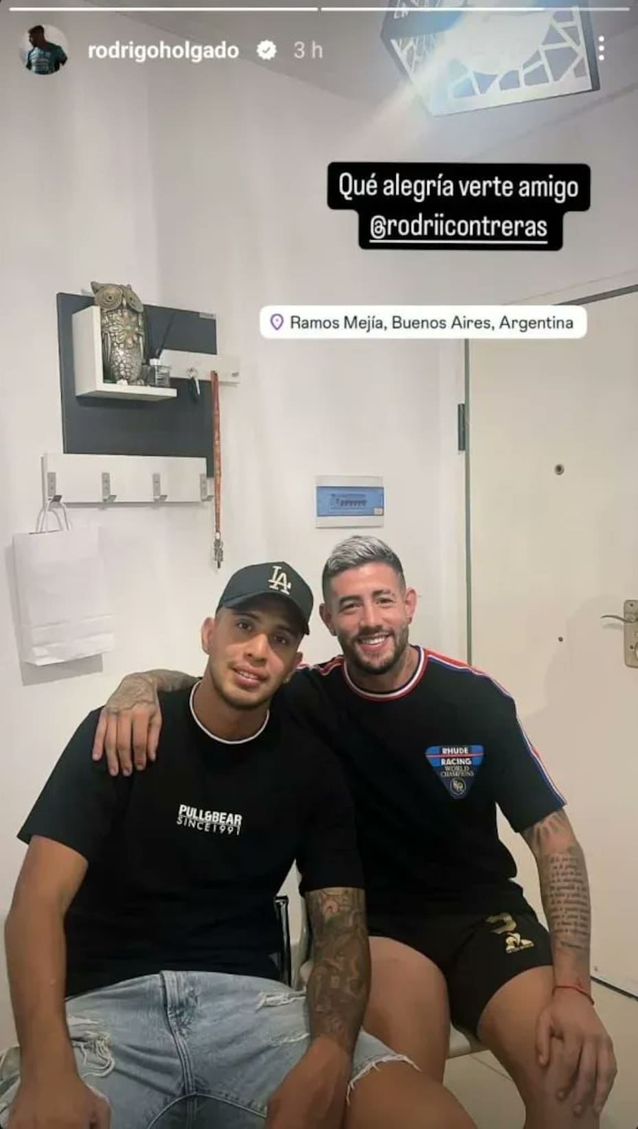 y Tucu Contreras se encontraron en Argentina.
