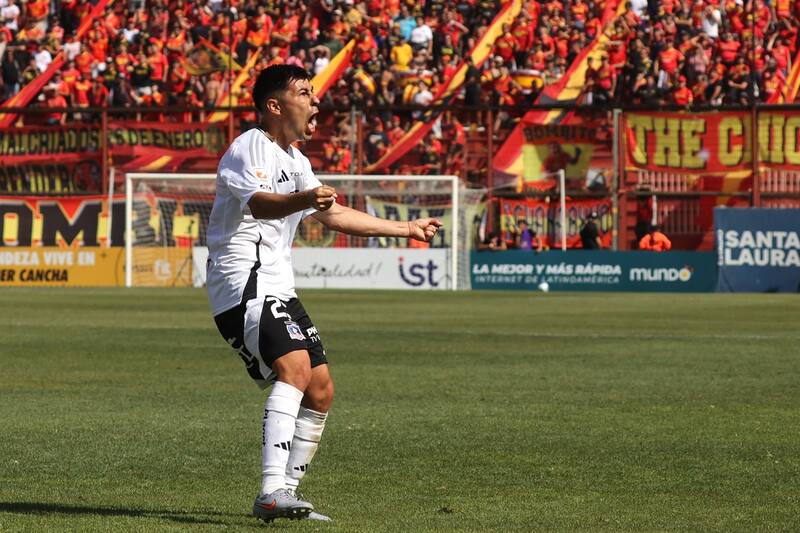 marcó el gol del triunfo para Colo Colo. Agencia Aton