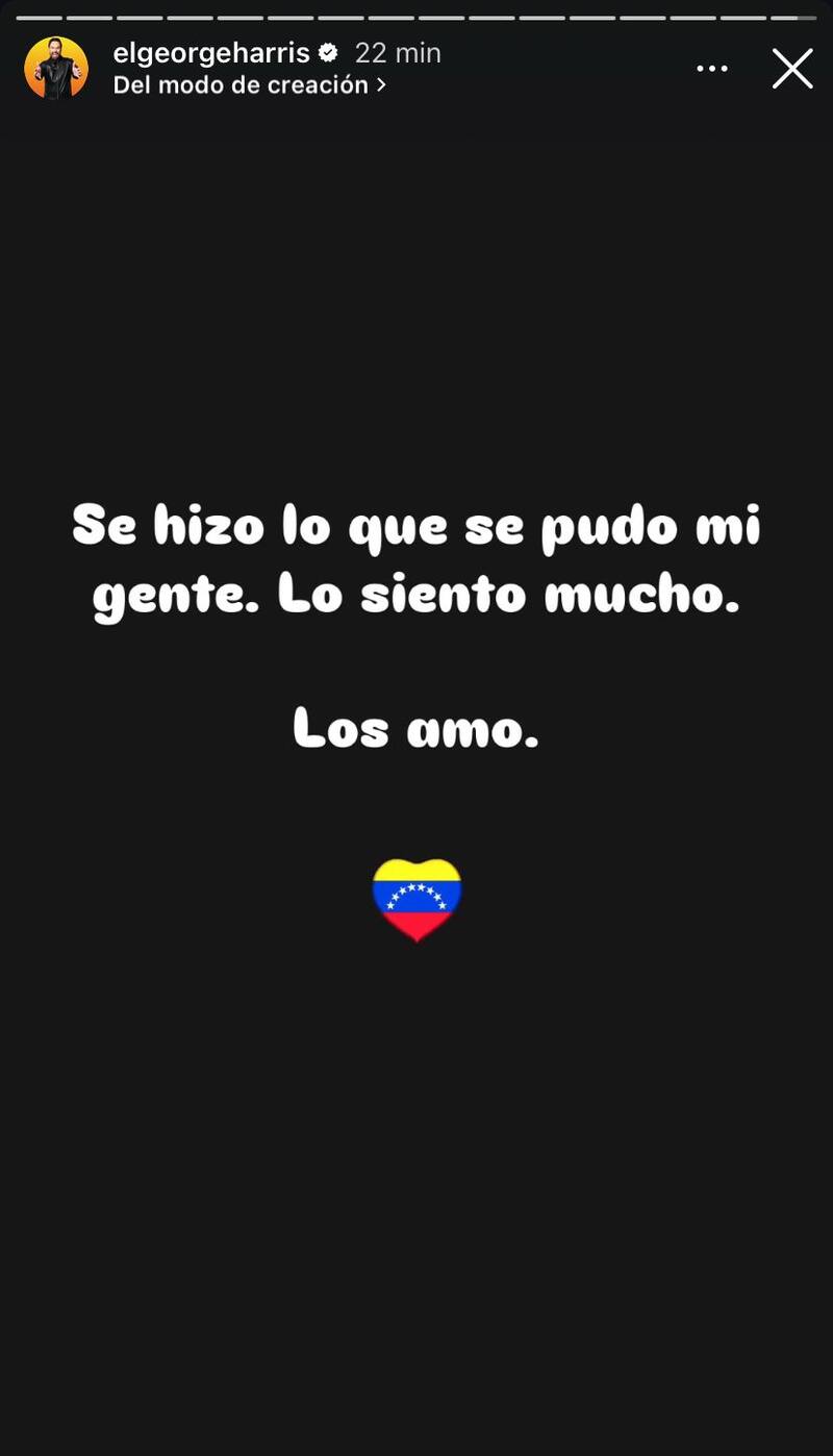 Esto fue lo que subió tras su salida del festival.