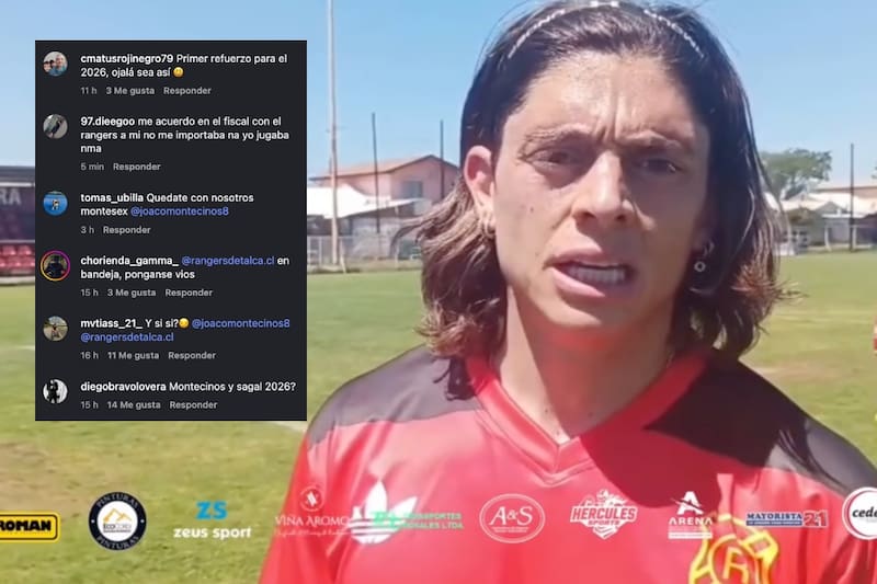 El volante con la camiseta de Rangers.