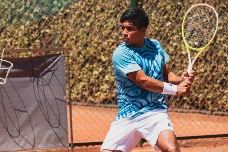 El chileno avanzó en el Challenger de Concepción. Foto: @legionsudam