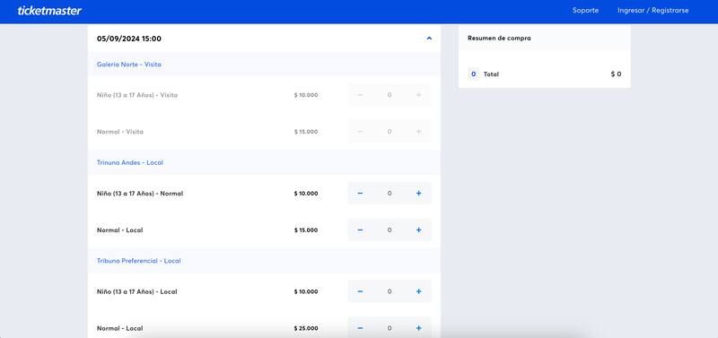 Hinchas de la U agotaron las entradas en el duelo ante Palestino pese al horario y al precio de las entradas.