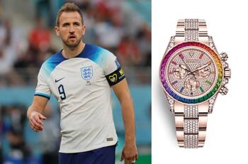 El lujoso reloj con el que Harry Kane busca respaldar al movimiento LGBTIQ+ en el Mundial Qatar 2022