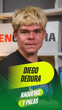Diego Dedura-Palomero en Raquetas y Palas