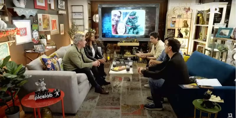 El periodista habló de cómo se las arregla para estar con sus hijos, mientras que la comunicadora habló de lo afortunada que era.