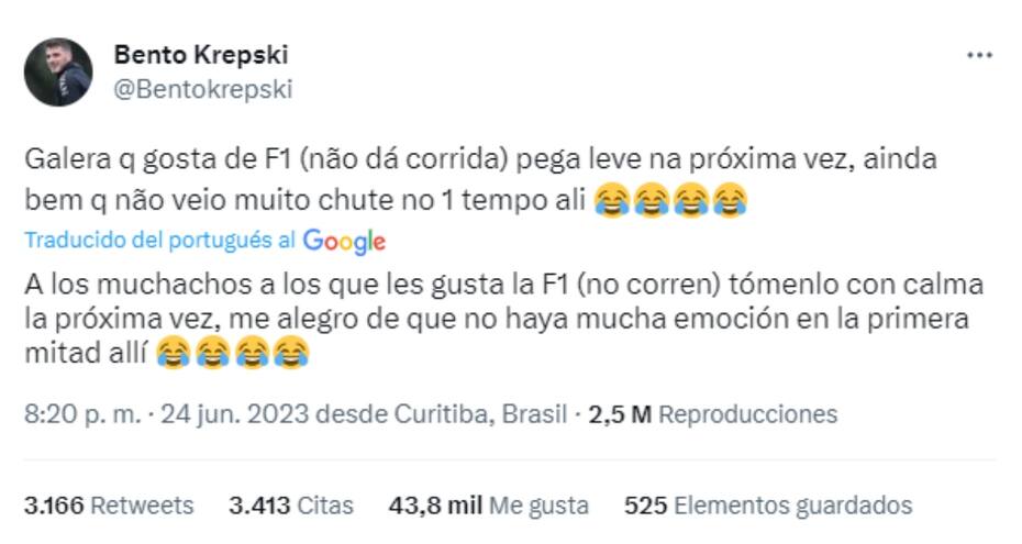 El portero de Athletico Paranaense le pidió a los hinchas que dejaran de fumar marihuana en las galerías.