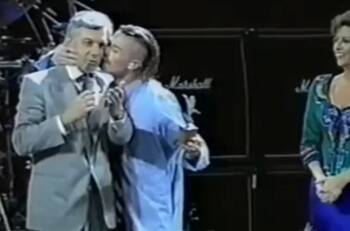 Con agarrón a Vodanovic incluido: la noche anglo que rompió con todo lo establecido en Viña