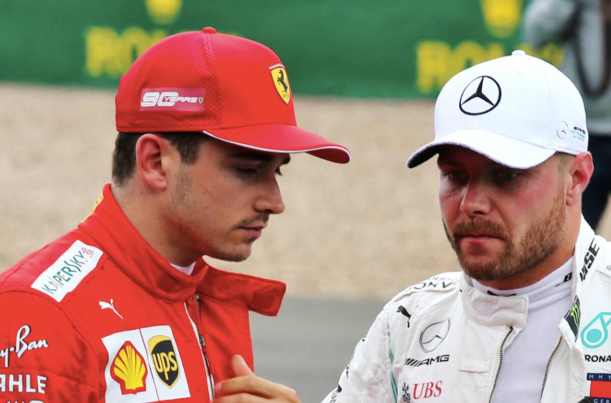 Valtteri Bottas y Charles Leclerc rompieron el protocolo sanitario de la Fórmula 1