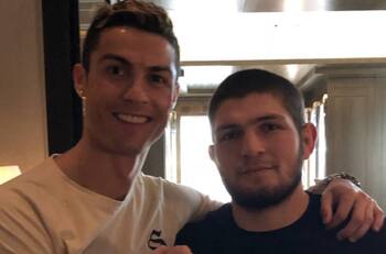 La arenga de Cristiano Ronaldo a su "hermano" Khabib Nurmagomedov previo al UFC 254