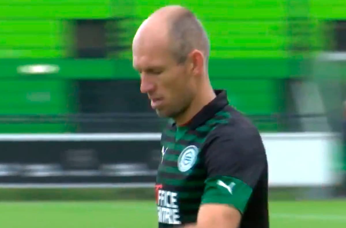 Así se prepara Arjen Robben en su regreso al fútbol