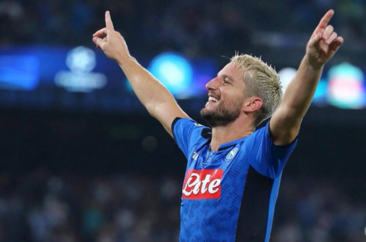 Con este golazo Mertens superó a Maradona como goleador del Napoli