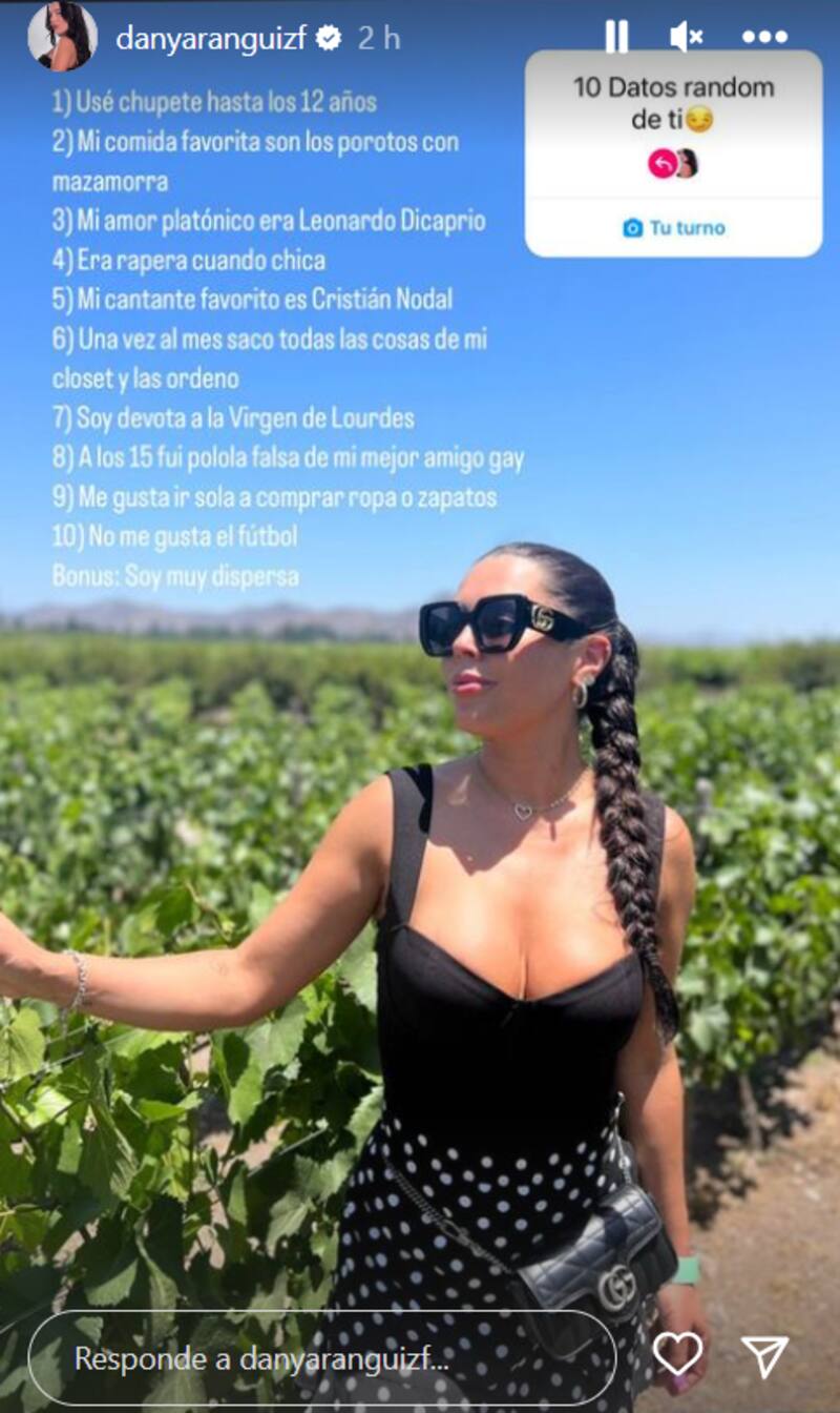 10 cosas que no sabías de Daniela Aránguiz.