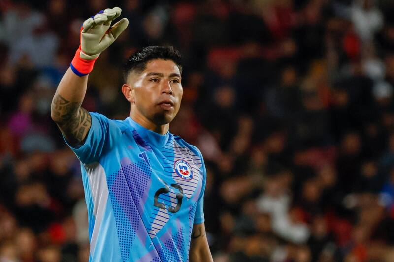 Brayan Cortés en la Selección Chilena.