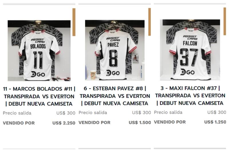 Las tres camisetas con más valor en la subasta del "Cacique"