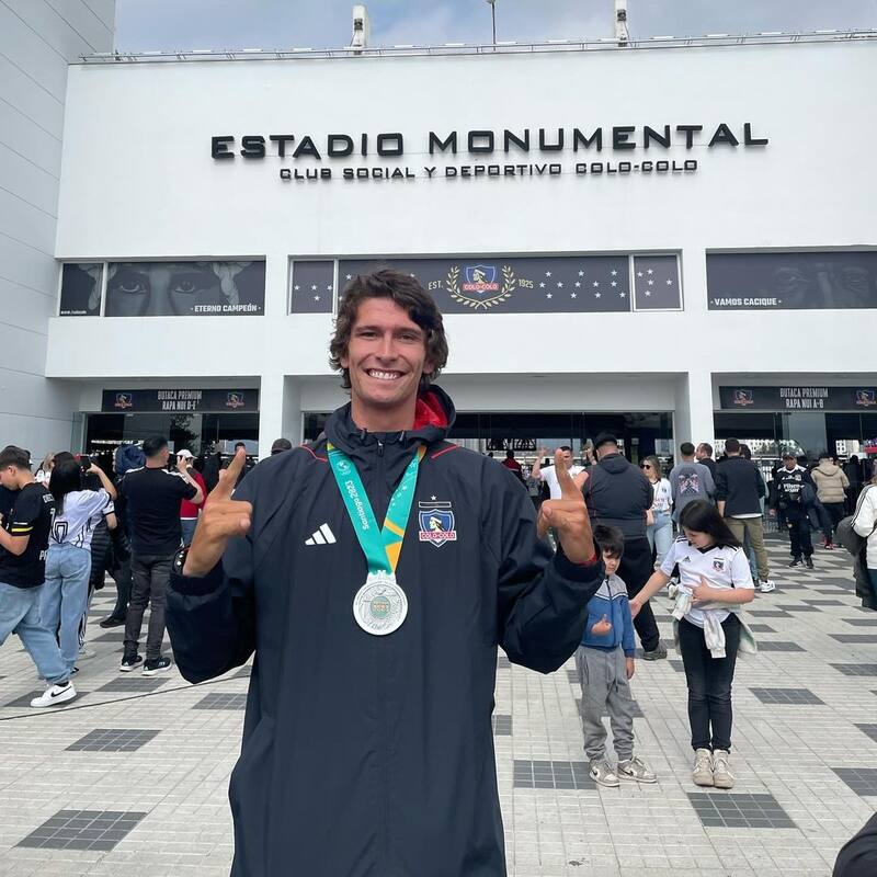 Clemente Seguel es hincha de Colo Colo.