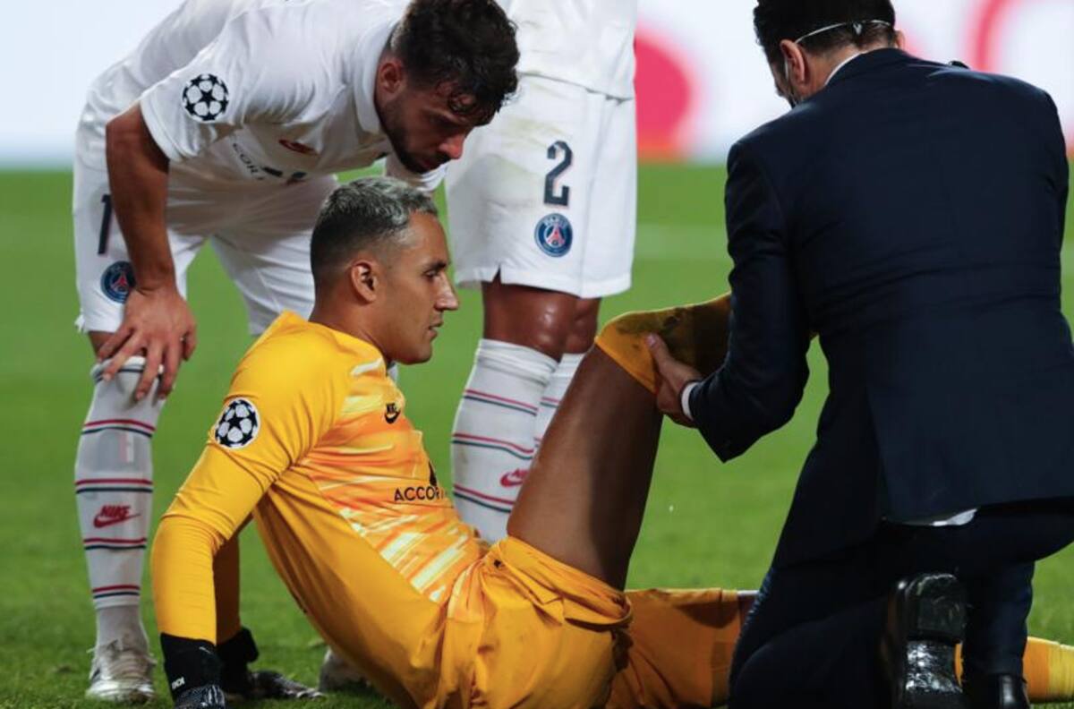Paris Saint Germain podría perder a Keylor Navas por lesión para la UEFA Champions League