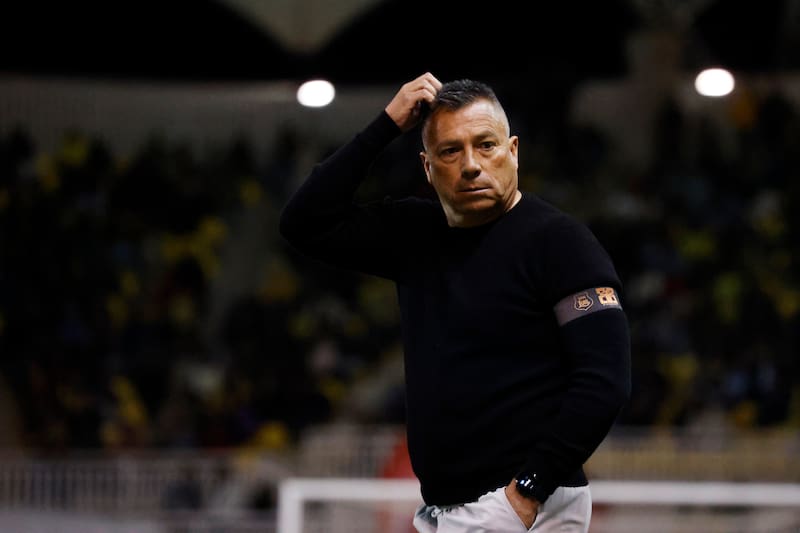 El DT dejó su cargo a disposición en San Luis de la Primera B. Foto: Agencia ATON.